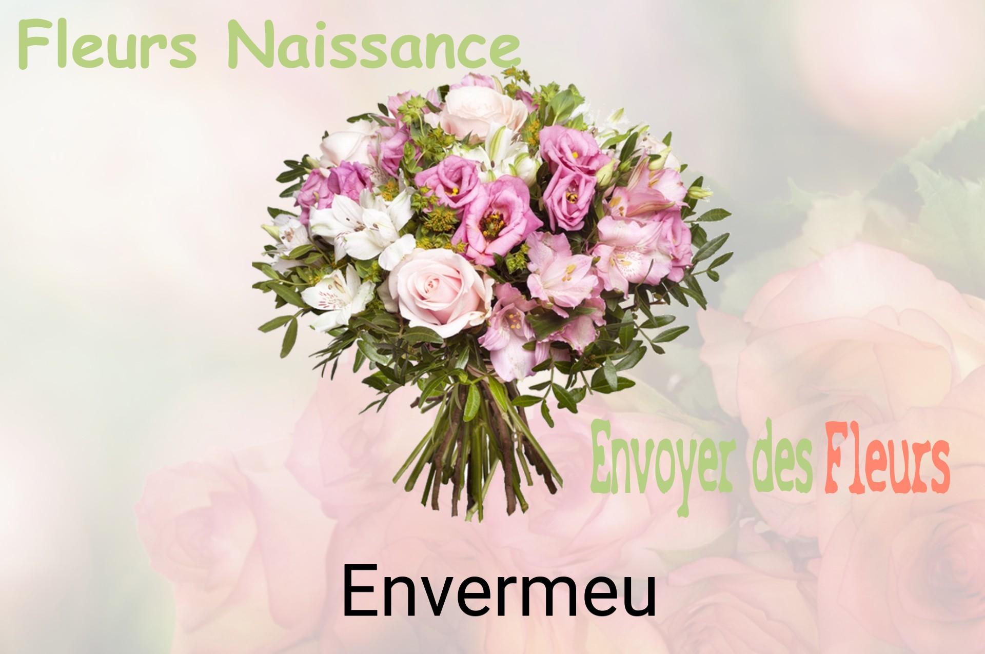 Bouquet de fleurs de naissance livré à Envermeu